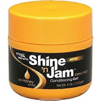 Atlas Ethnic Shine 'n Jam Conditioning Gel, Extra Hold, 4 Oz