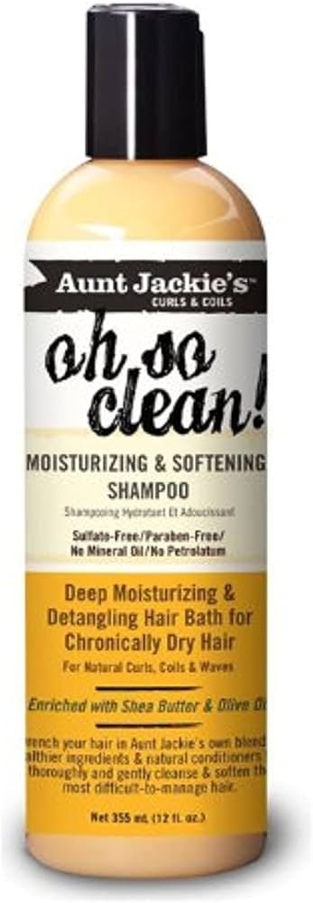 Aunt Jackie's Oh So Clean Shampoo 355ml Moisturising & Softening