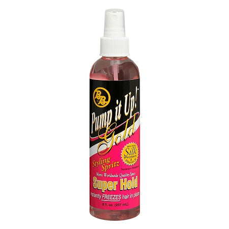 BB Pump It Up Spritz Super Hold Gold, 8 oz