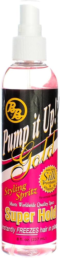 BB Pump It Up Spritz Super Hold Gold, 8 oz