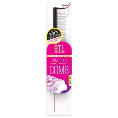 BTL Professional Braiding Metal Pin Tail Comb