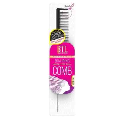 BTL Professional Braiding Metal Pin Tail Comb