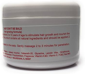 Baby Don't Be Bald Triple Strength for Ages 2-72 Years