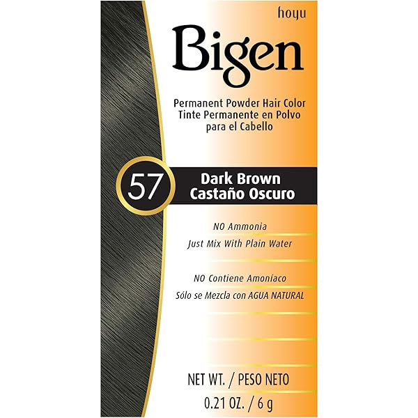 Bigen Permanent Powder Hair Color 57 Dark Brown