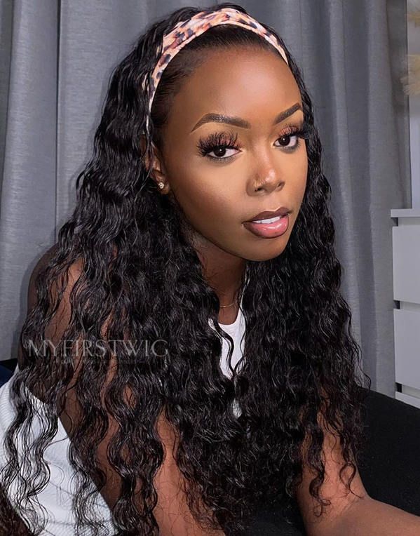 Black Headband Wig (W05Y08)