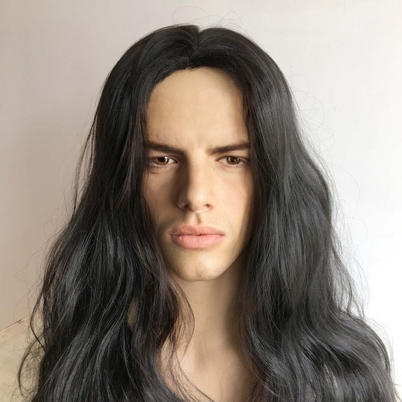 Black Wavy Hair Wig (W05Y09)