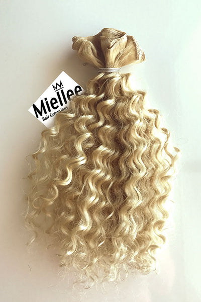 Blonde Wavy Hair Extensions T27/613