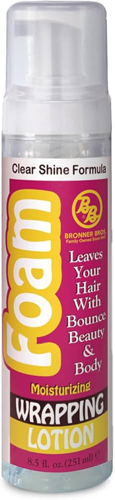 Bronner Bros Foam Wrapping Lotion 8.5 OZ