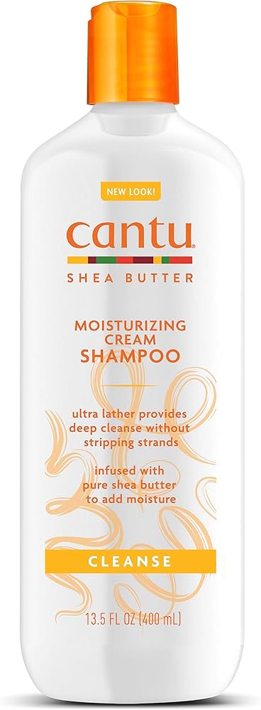 Cantu Moisturizing Cream Shampoo, Shea Butter, 13.5 oz