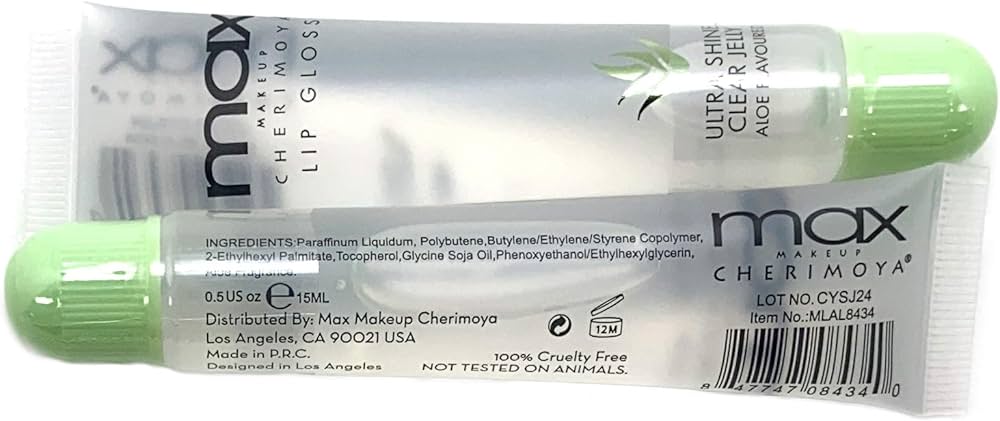 Cherimoya MAX Makeup Clear Lip Polish Bulk Pack of 36