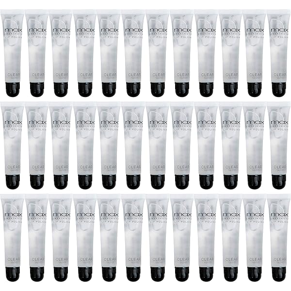 Cherimoya MAX Makeup Clear Lip Polish Bulk Pack of 36