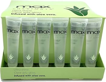 Cherimoya MAX Makeup Clear Lip Polish Bulk Pack of 36