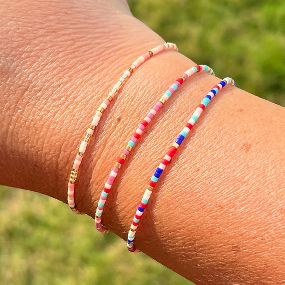 Colorful Beaded Friendship Bracelets