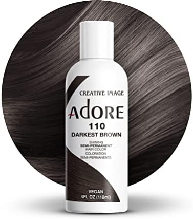 Creative Image Adore Shine SemiPermanent Color 110 Darkest Brown 118ml