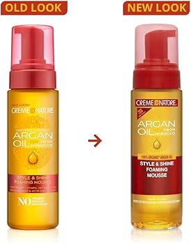 Creme Of Nature Argan Oil Foaming Mousse, 7 OZ