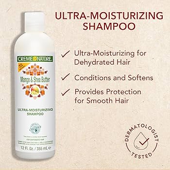 Creme Of Nature Ultra-Moisturizing Shampoo Mango & Shea, 12 OZ
