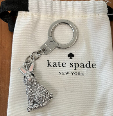 Crystal Bunny Keychain Accessory