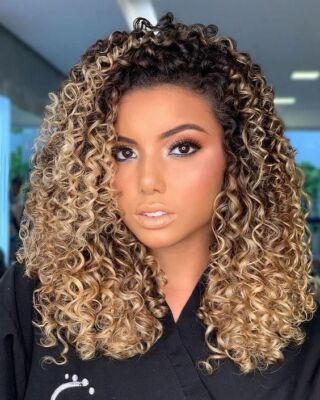 Curly Blonde Wig