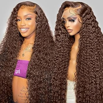 Curly Brown Lace Front Wig