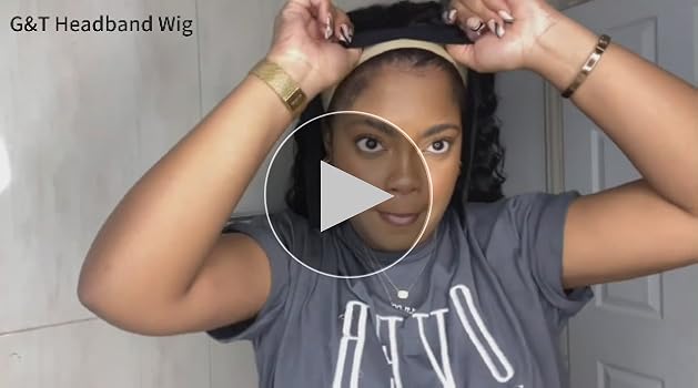 Curly Headband Wig Mannequin