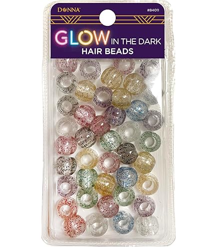 D-NNA Glow Hair Beads Pack