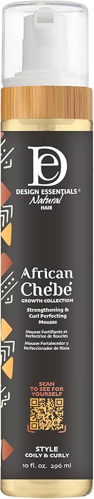 Design Essentials Chebe Hair Mousse - Strengthening & Curl Perfecting 10 Fl Oz