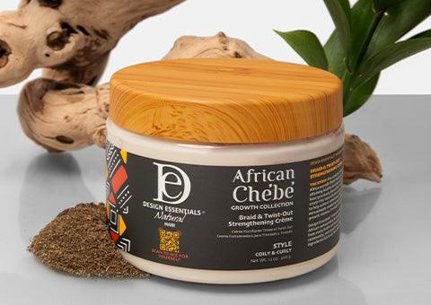 Design Essentials Chebe Hair Mousse - Strengthening & Curl Perfecting 10 Fl Oz