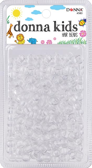 Donna Kids Clear Hair Beads