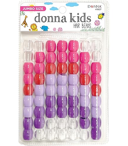 Donna Kids Clear Hair Beads