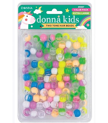 Donna Kids Two Tone Hair Beads