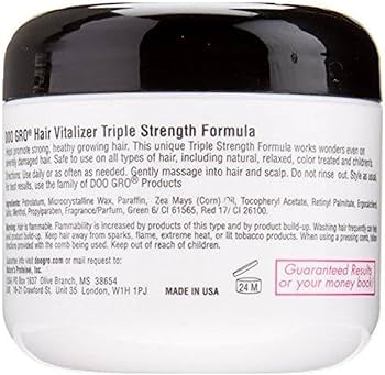 Doo Gro Medicated Hair Vitalizer Triple Strength 4 oz.