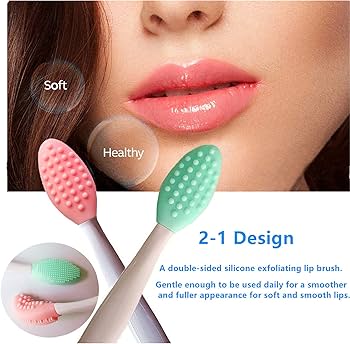 Double-Sided Lip Scrub Brush