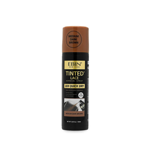 EBIN NEW YORK Tinted Lace Aerosol Spray Medium Dark Brown
