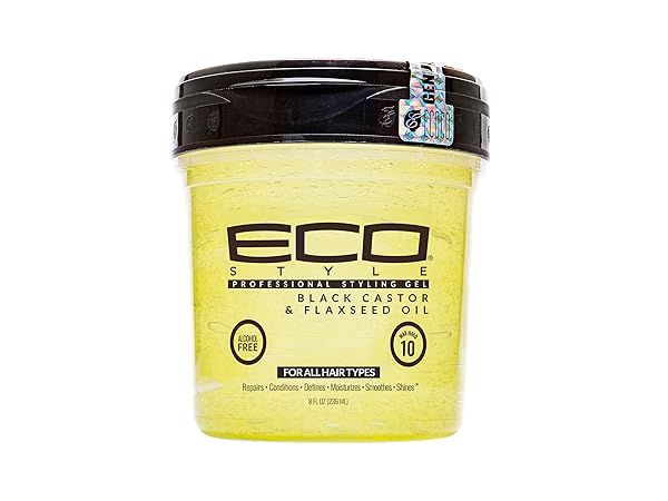 Eco Styler Black Castor & Flexseed Oil Gel 8oz