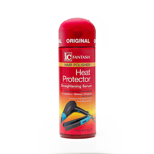 Fantasia Hair Polisher Heat Protector Straightening Serum, 6 oz