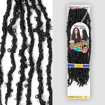 FreeTress Butterfly Locs 18" #1b