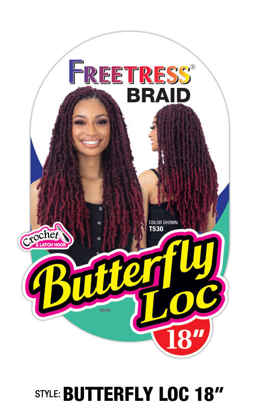 Freetress Butterfly Loc 18" Hair #1b