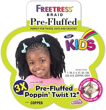 Freetress Kids Pre-Fluffed Braid