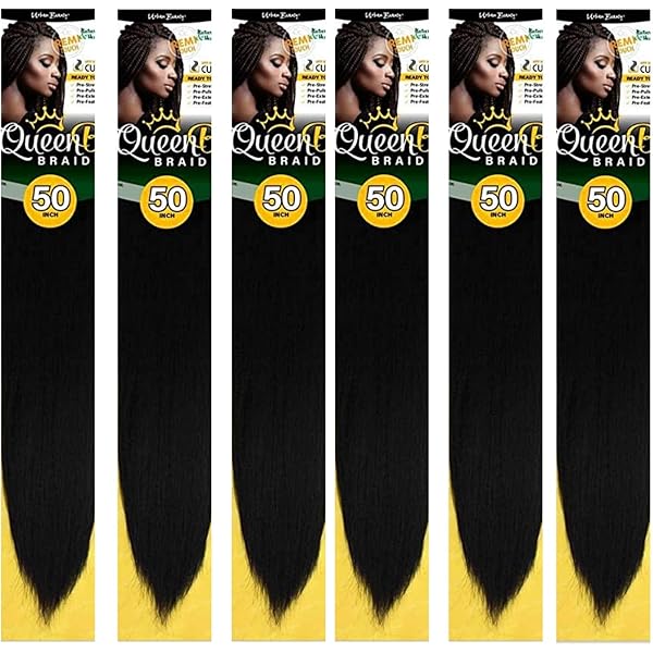 Generic Urban Beauty Queen B Braiding Hair Pack of 3 Jet Black