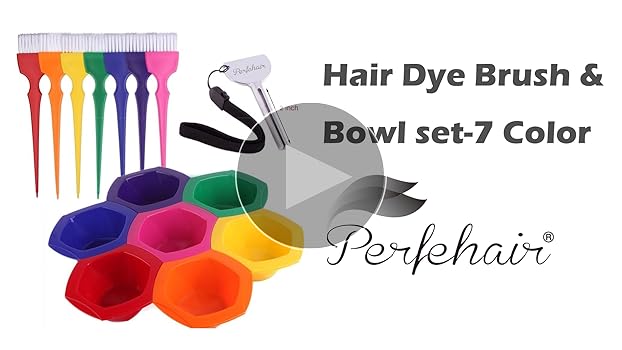 Hair Dye Bowl and Brush Set