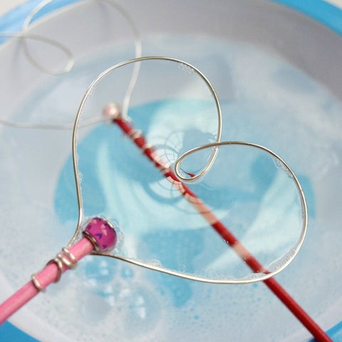 Heart-Shaped Bubble Wand Feeder