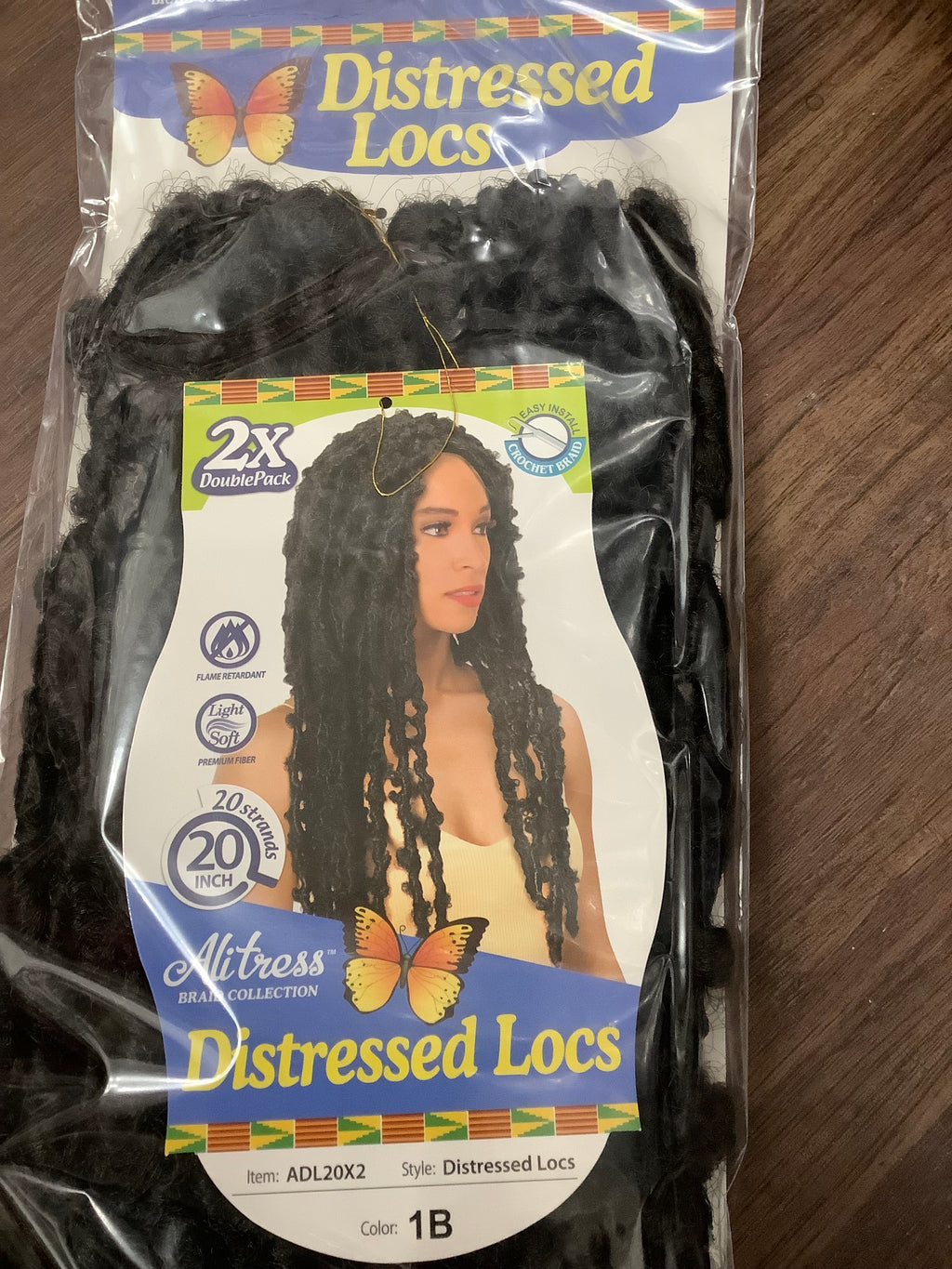 Alitress Distressed Locs 20" #1b