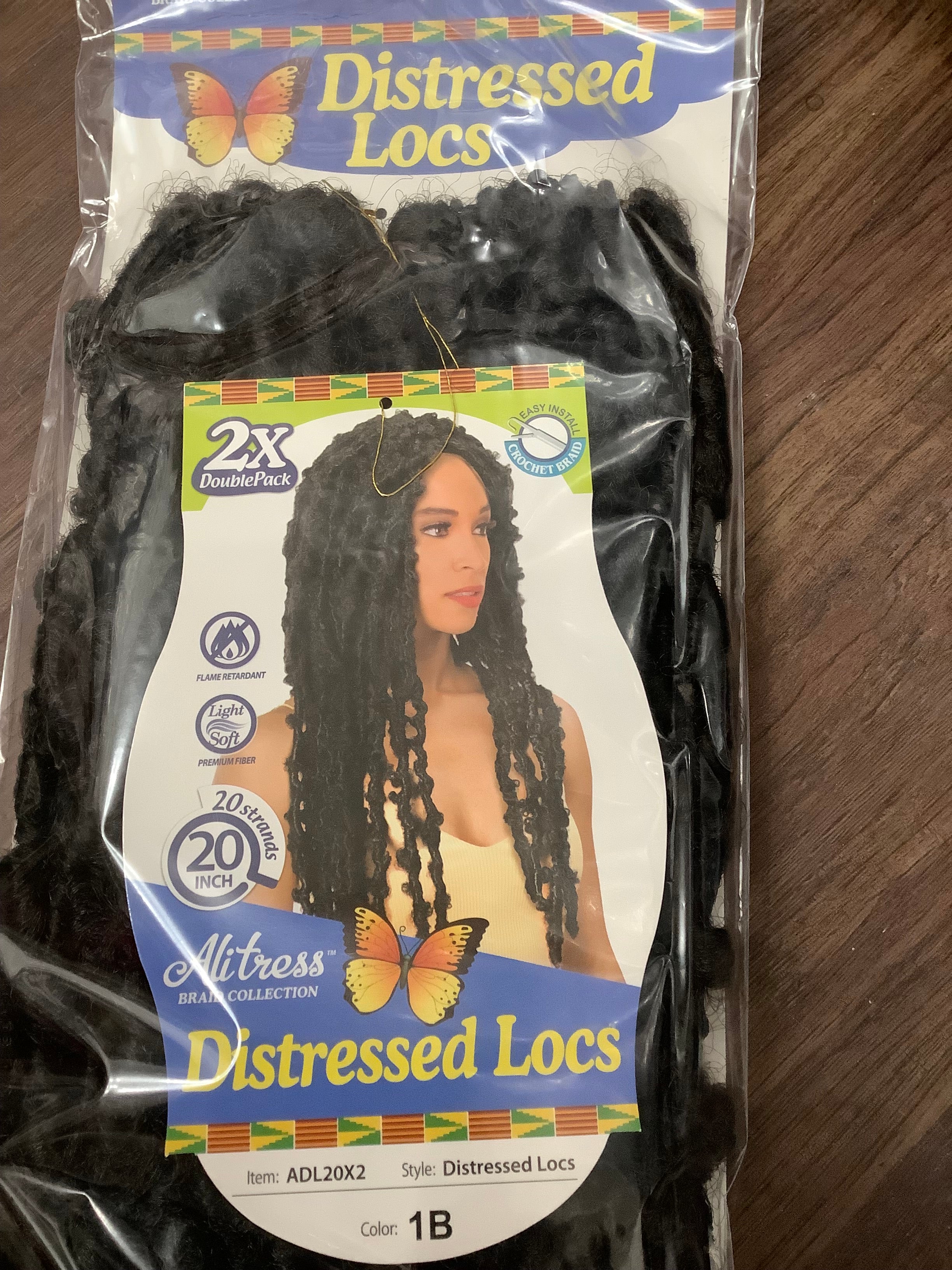 Alitress Distressed Locs 20" #1b