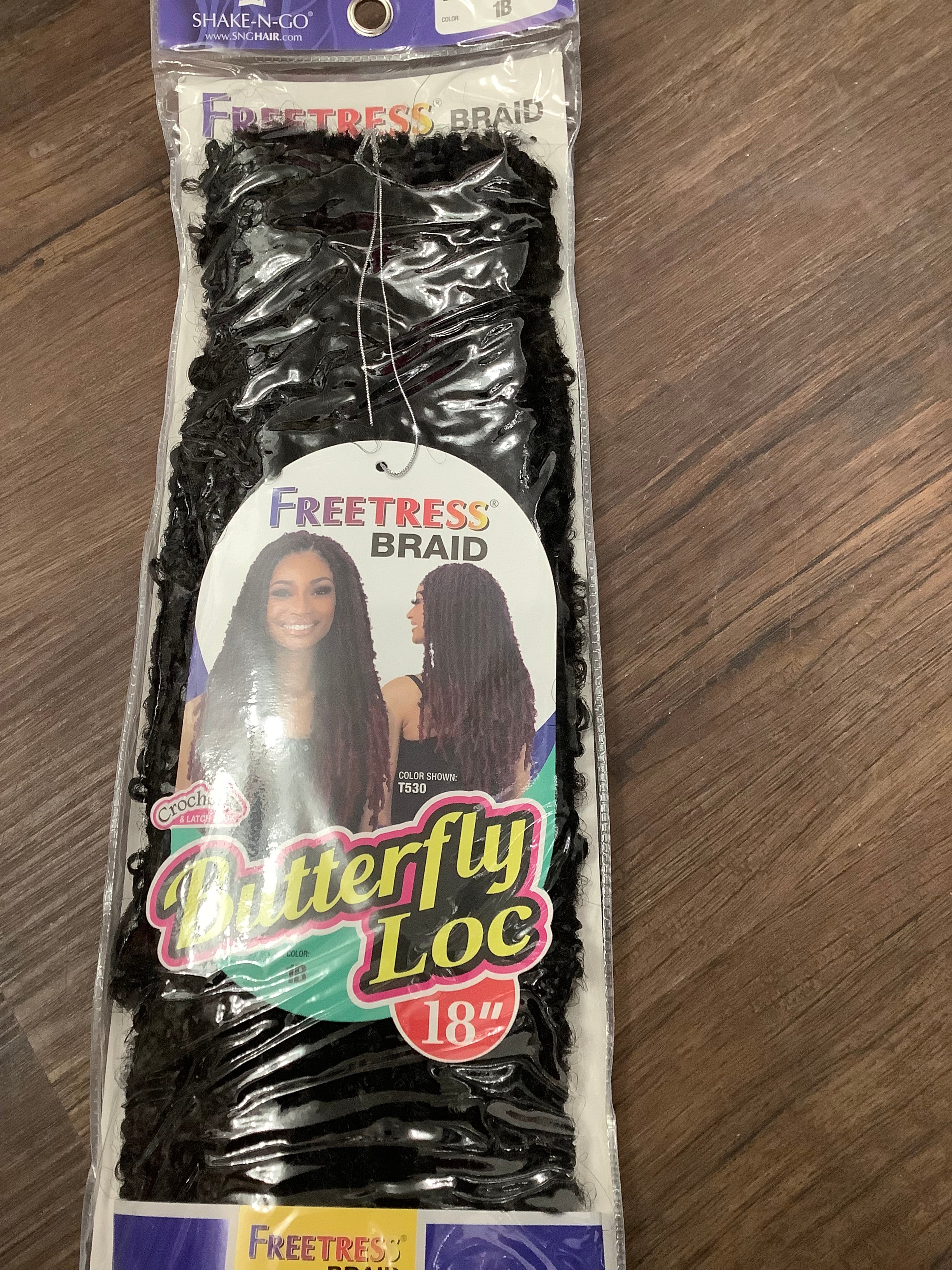 Freetress Butterfly Loc 18" Hair #1b