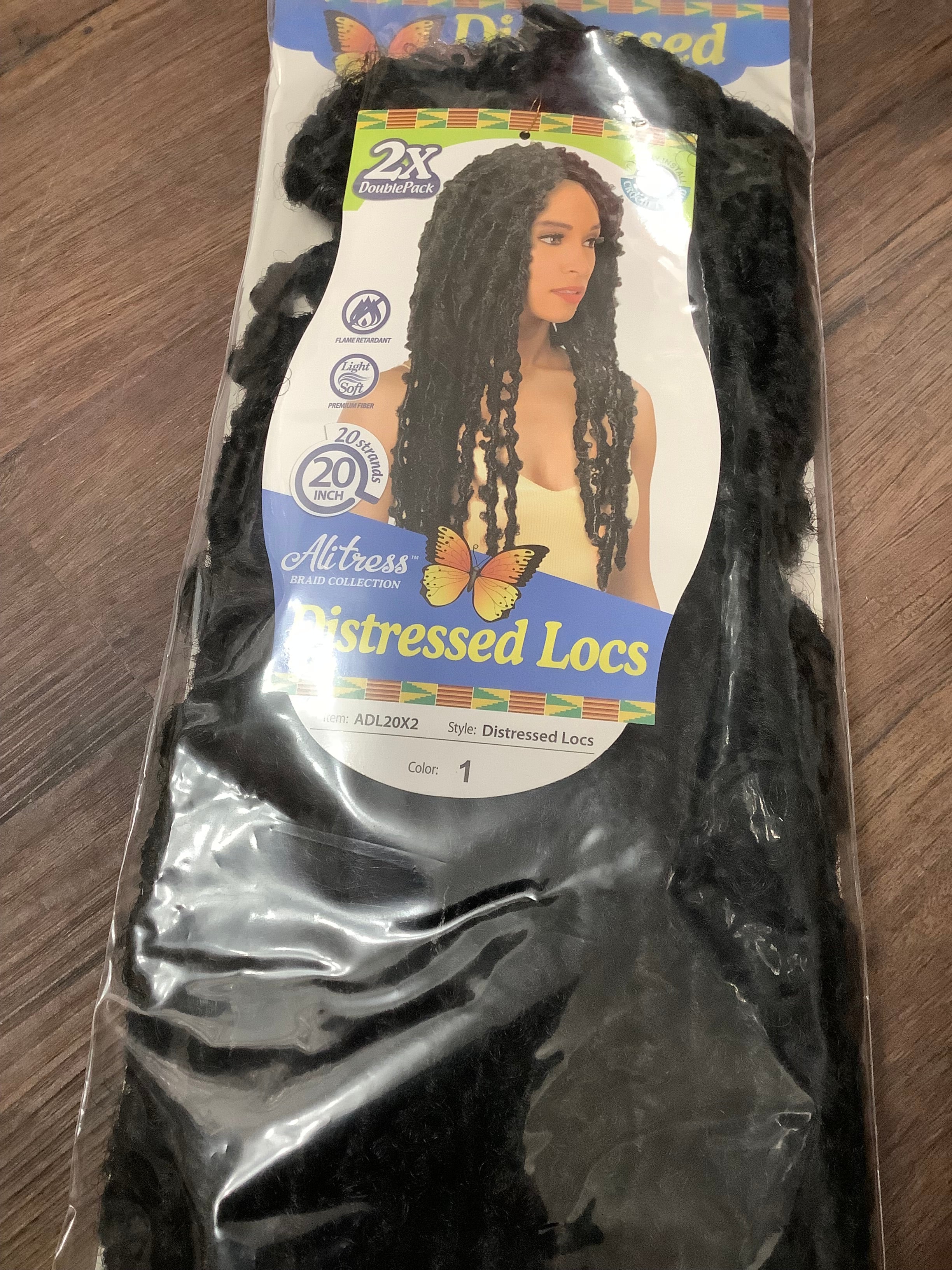 Alitress Distressed Locs 20" Pack #1