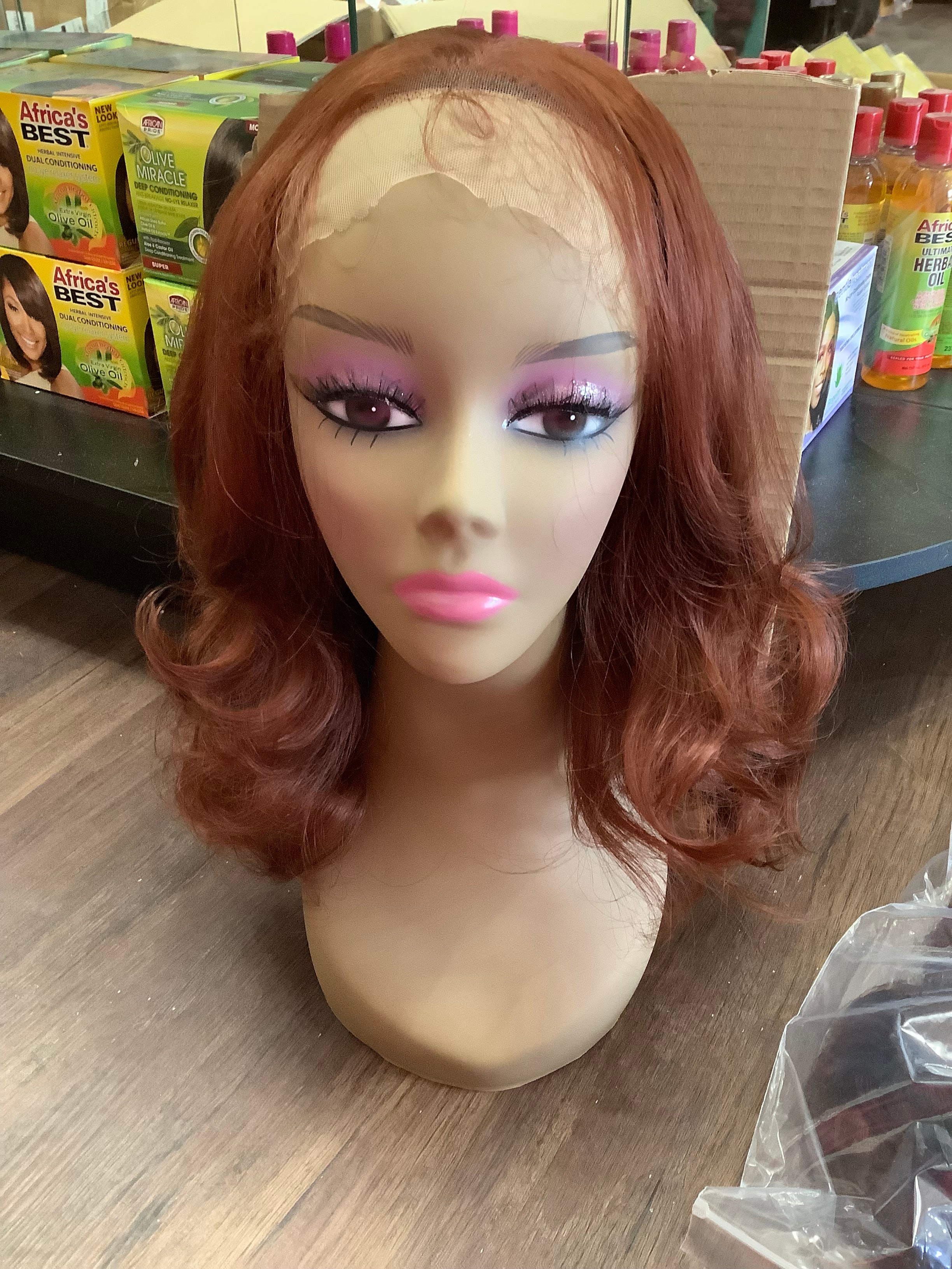 Auburn Lace Front Wig (W05Y86)