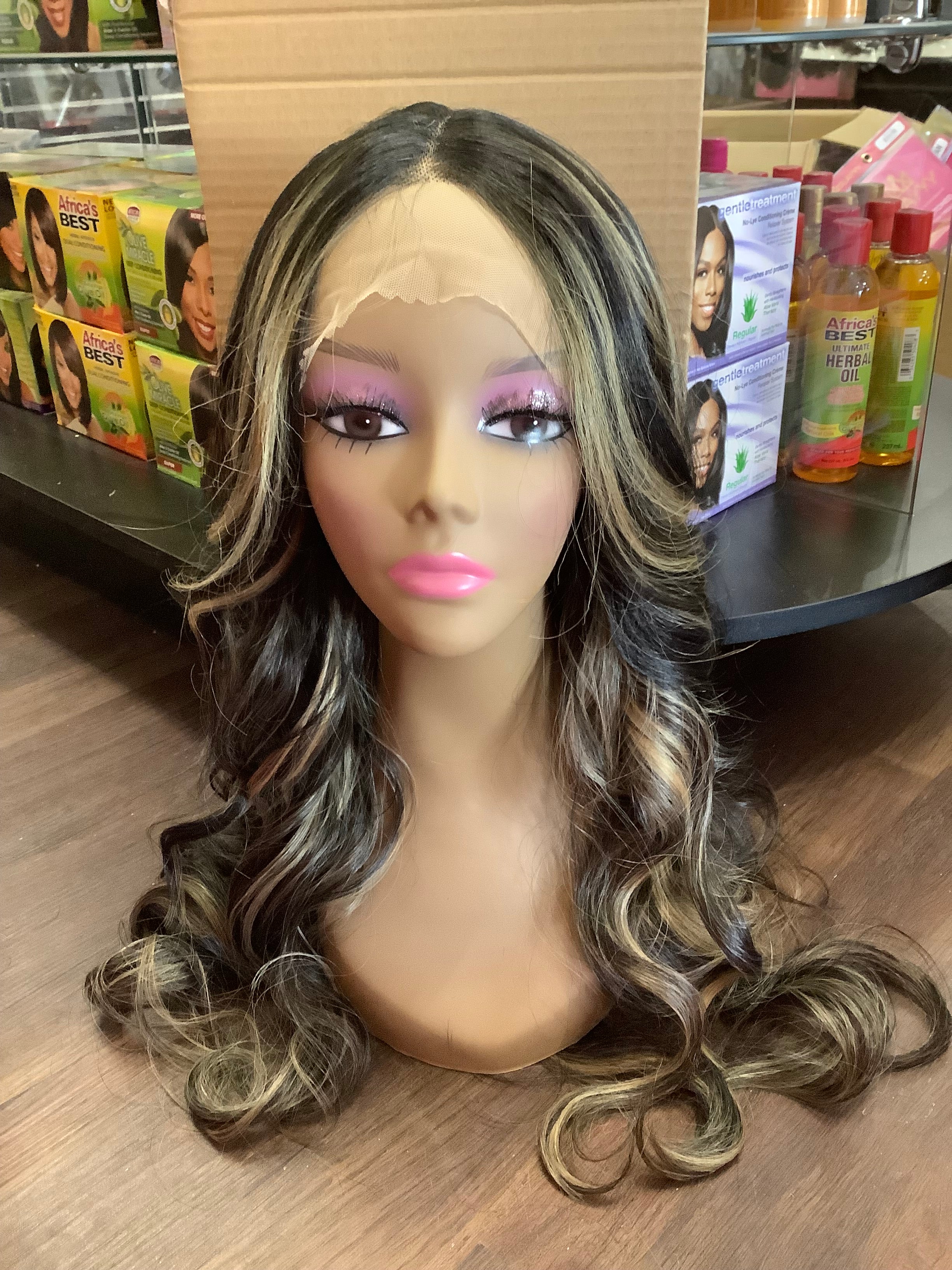 Curly Lace Front Wig (W05YL1)