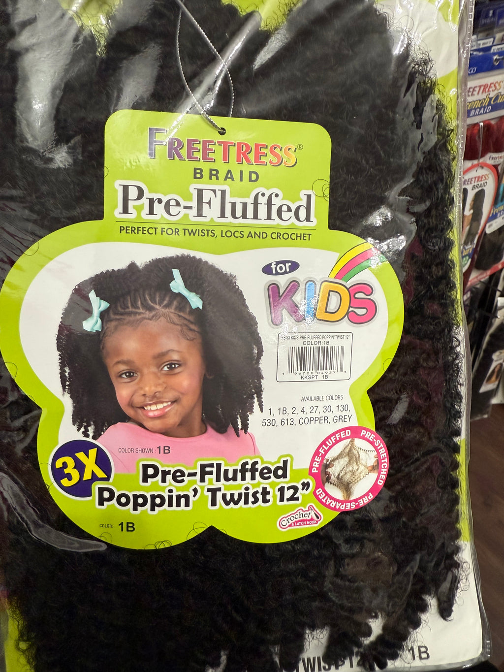 Freetress Kids Pre-Fluffed Poppin' Twist