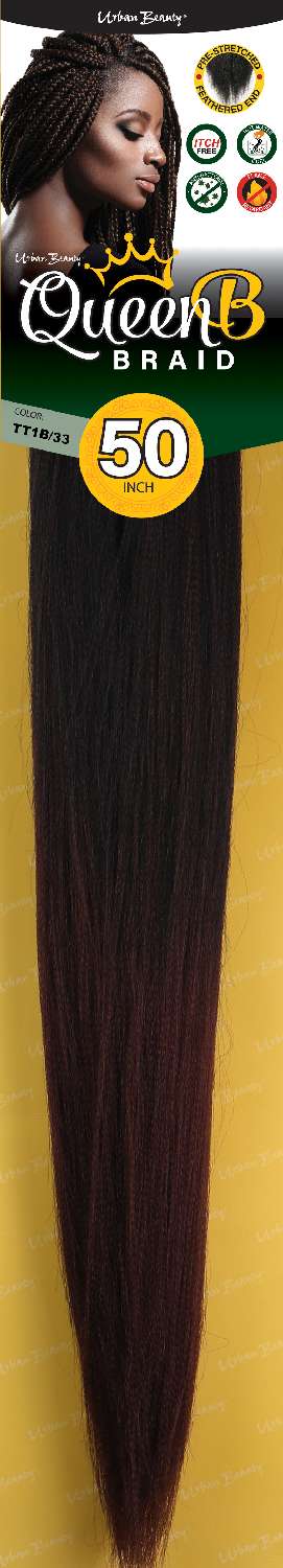 JBS Hair Corp Urban Beauty Queen B Braid 50" Green