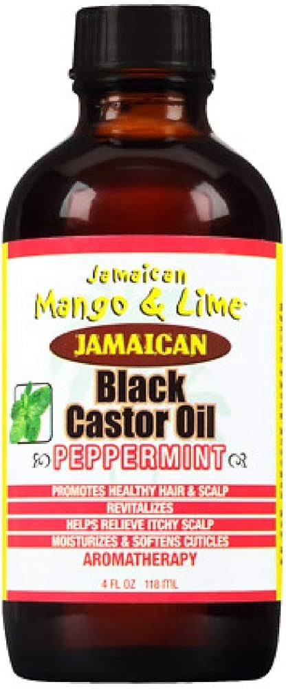 Jamaican Mango and Lime Black Castor Oil Peppermint 4 oz